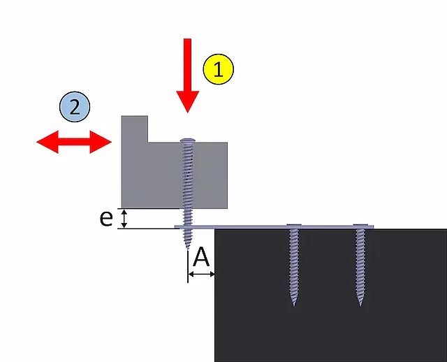 Lastabtragung EL-Flach
