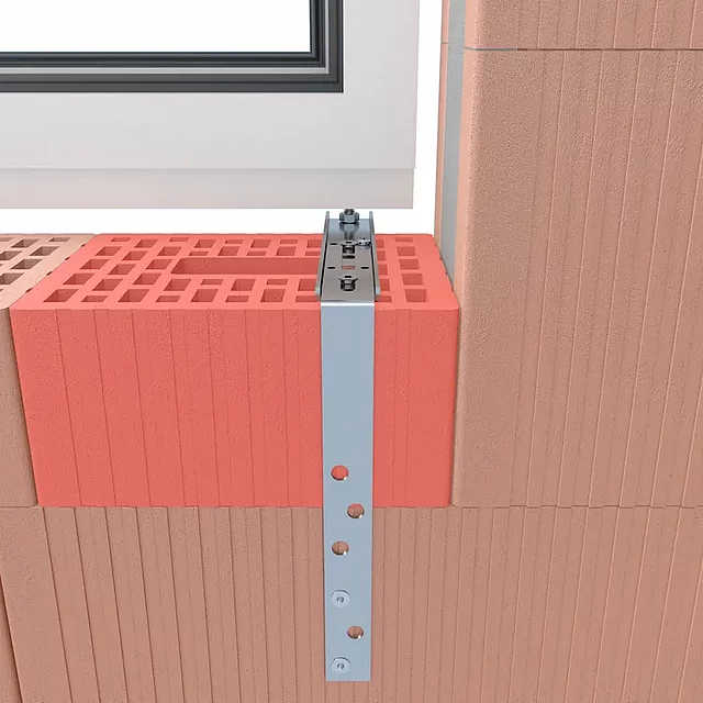 W-Sch - Angle Rail on brick