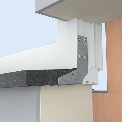Direct-Window Sill Bracket stone flush