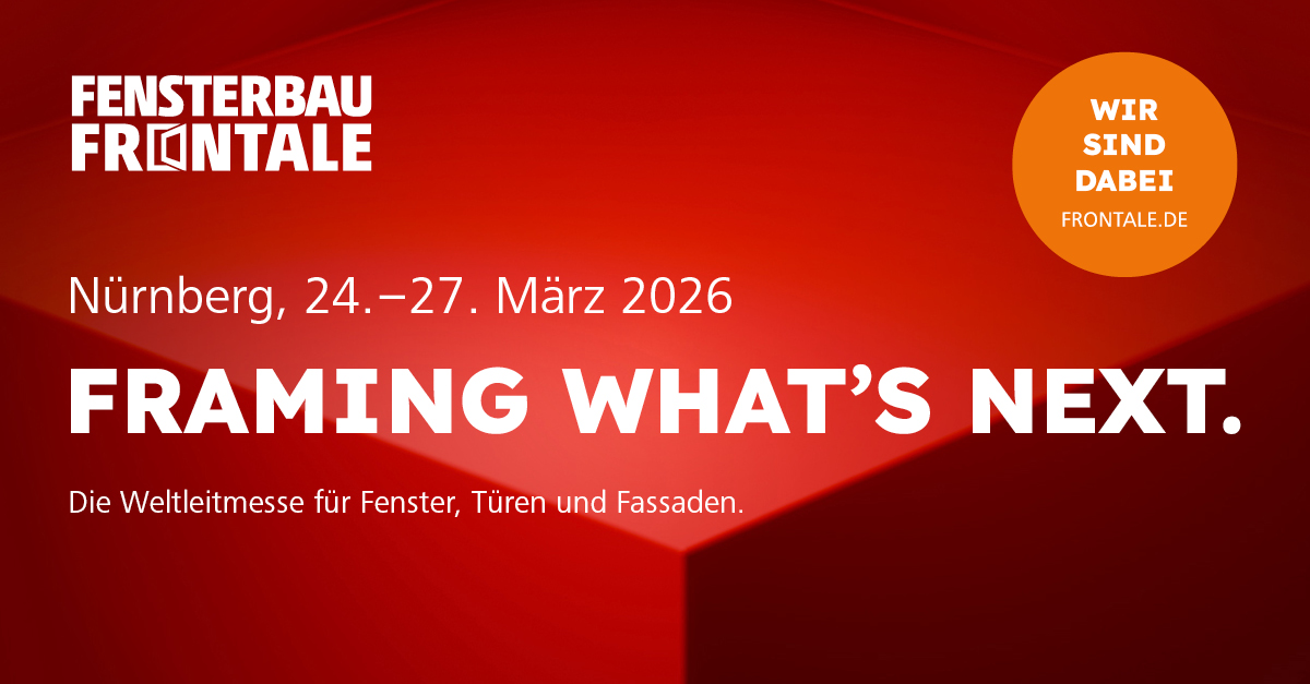 Fensterbau Frontale Banner deutsch