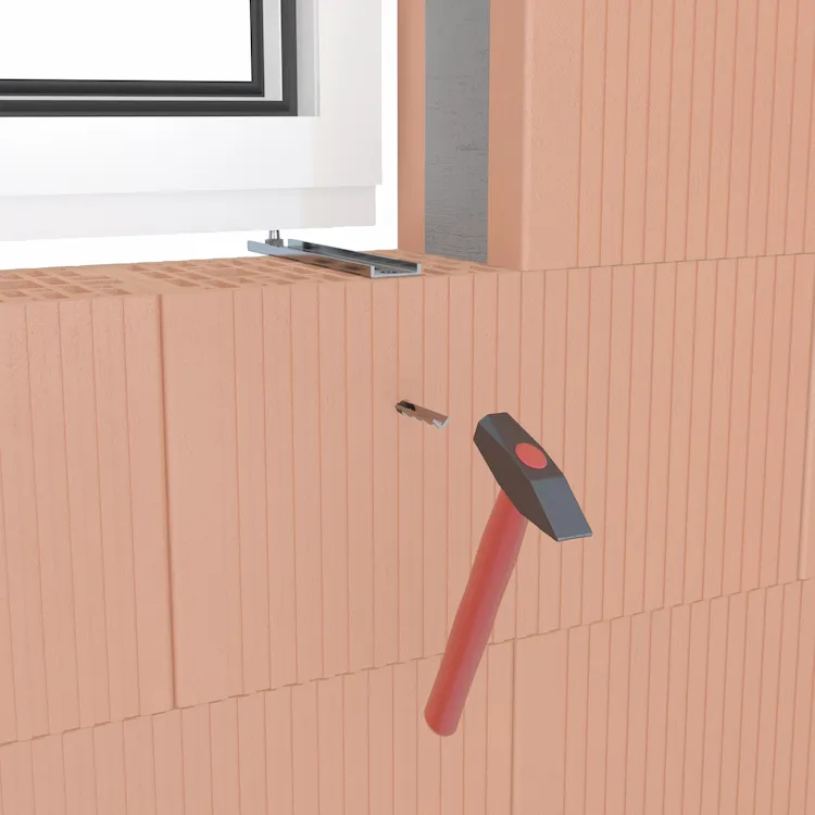V-Perforated Rail step 1