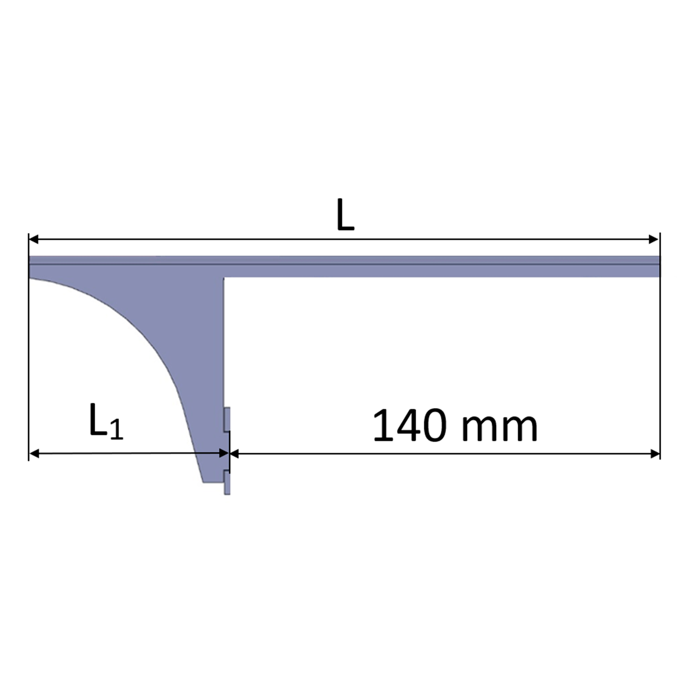 SL-Консоль - Сверхмощный кронштейн размер