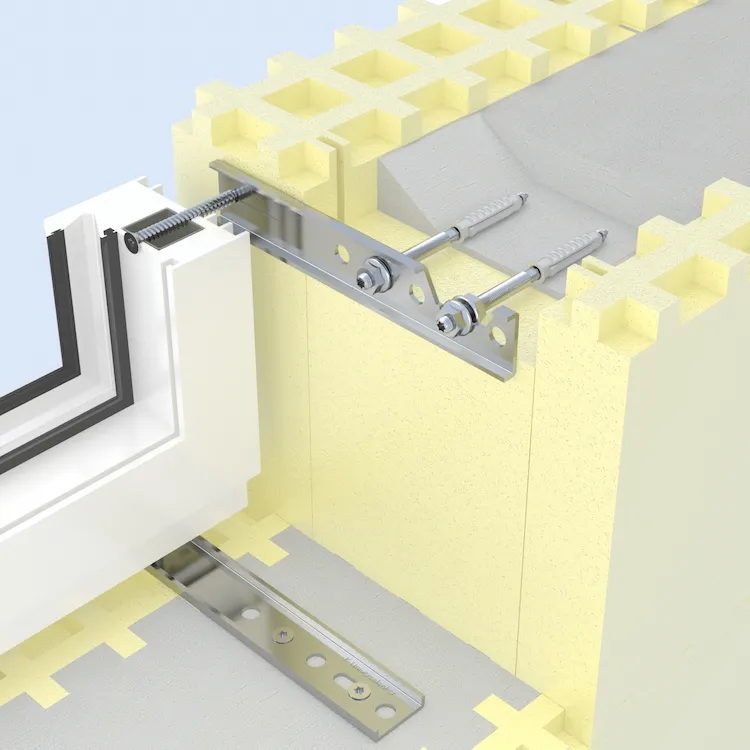 Anchor Mounting in the Insulated Reveal