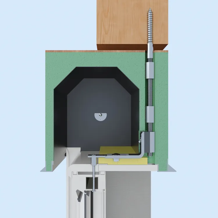 RK-Fixed-SS - Hanger bolt