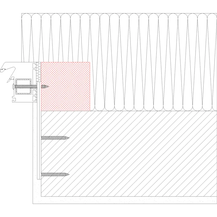 Wall edge strip 2D
